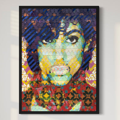 Picks of Prince - Limited Edition Street Art Print by Spencer Couture