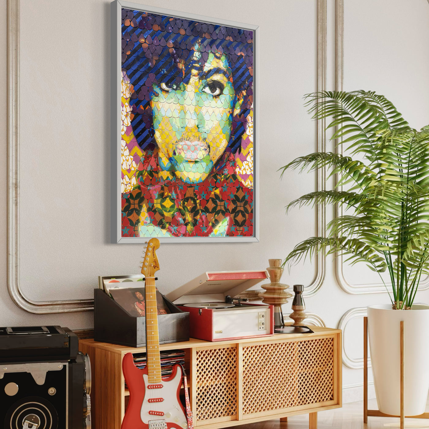Picks of Prince - Limited Edition Street Art Print by Spencer Couture