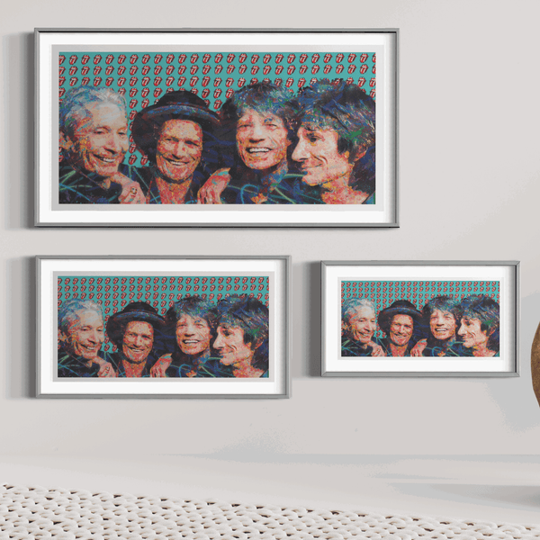 Rolling Stones- Limited Edition Street Art Print by Spencer Couture