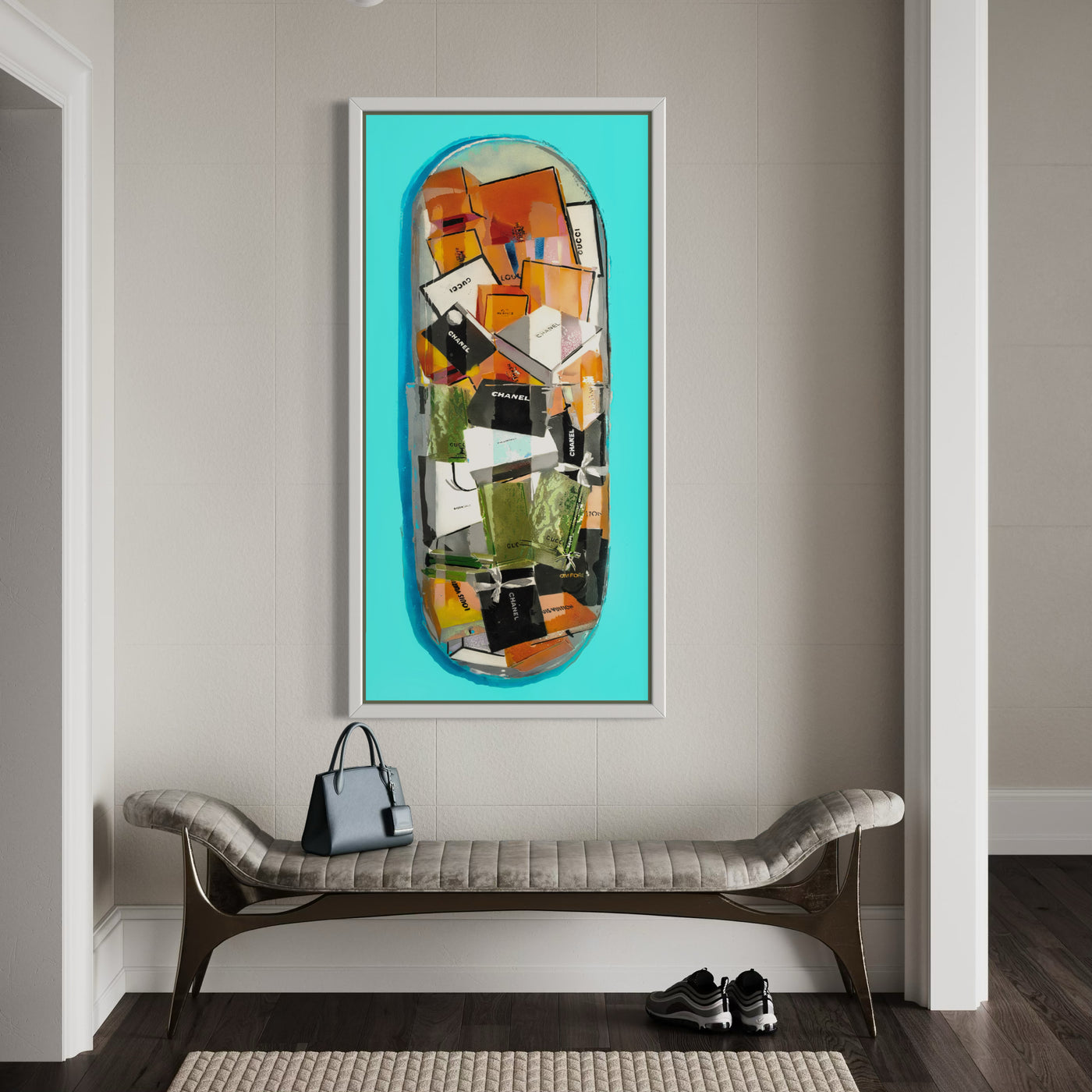 Shopping Addict Vice Pill- Limited Edition Street Art Print by Spencer Couture