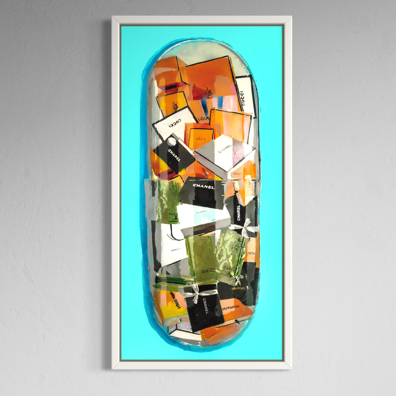 Shopping Addict Vice Pill- Limited Edition Street Art Print by Spencer Couture