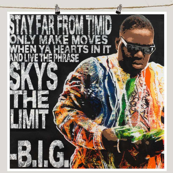 Sky's the Limit-Limited Edition Street Art Print by Spencer Couture