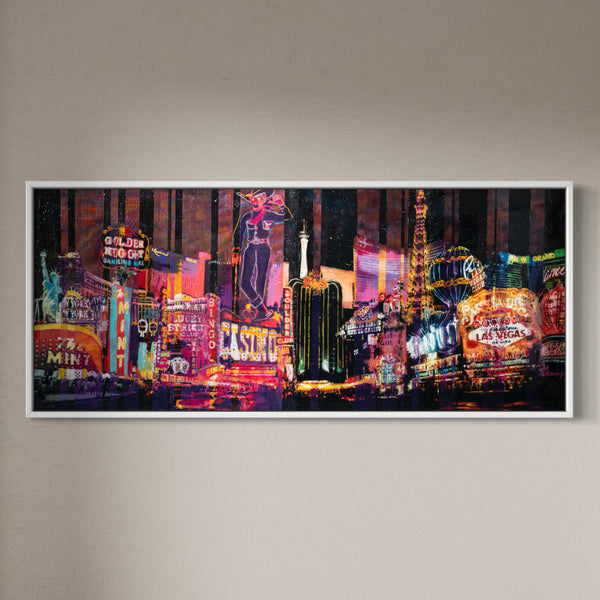 Neon Vegas-Limited Edition Street Art Print by Spencer Couture