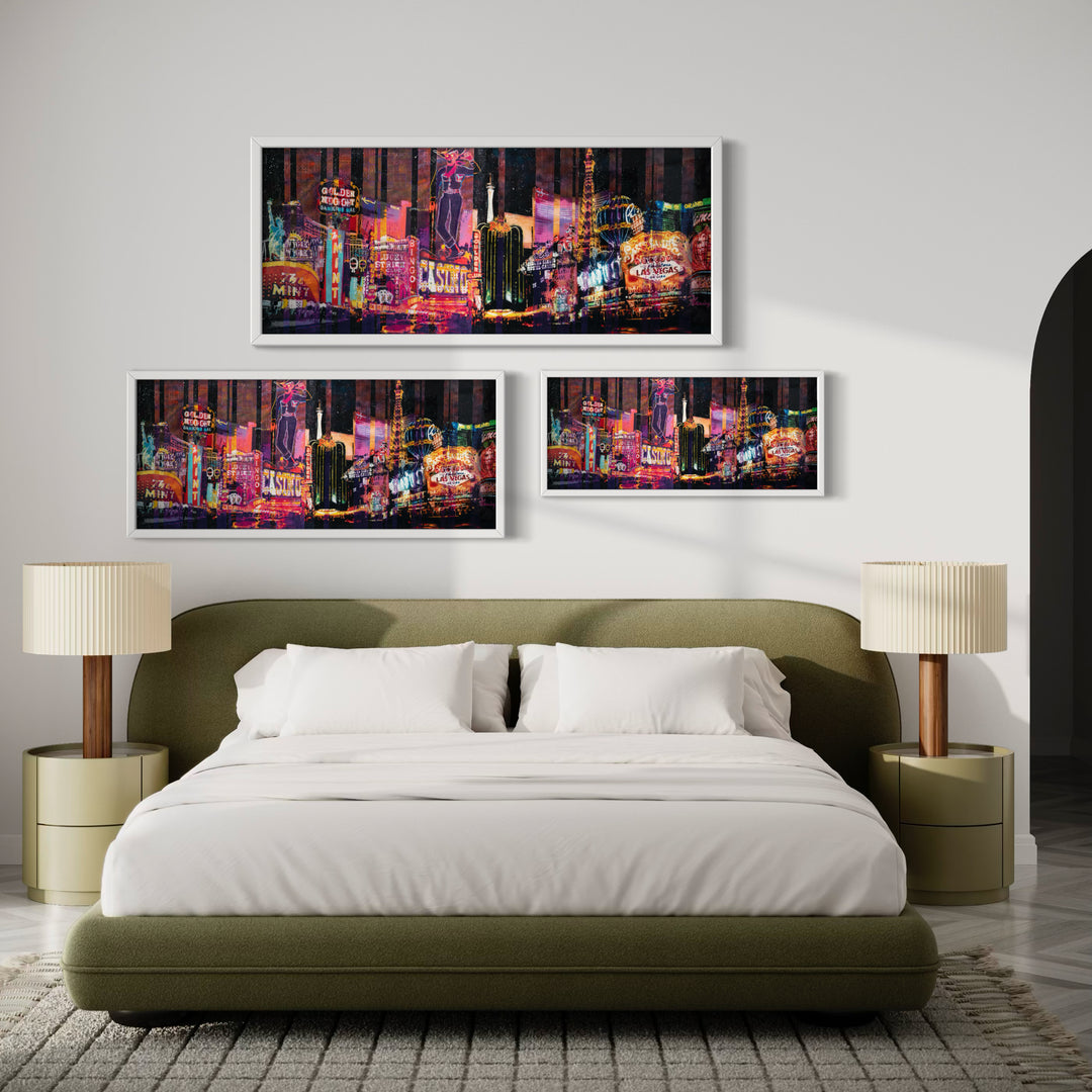 Neon Vegas-Limited Edition Street Art Print by Spencer Couture