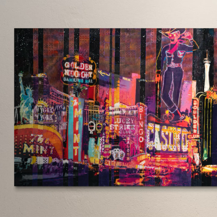 アート・デザイン・音楽  WATSON Search : Las Vegas Nevada Neon Vegas-Giclée Print – Spencer Couture