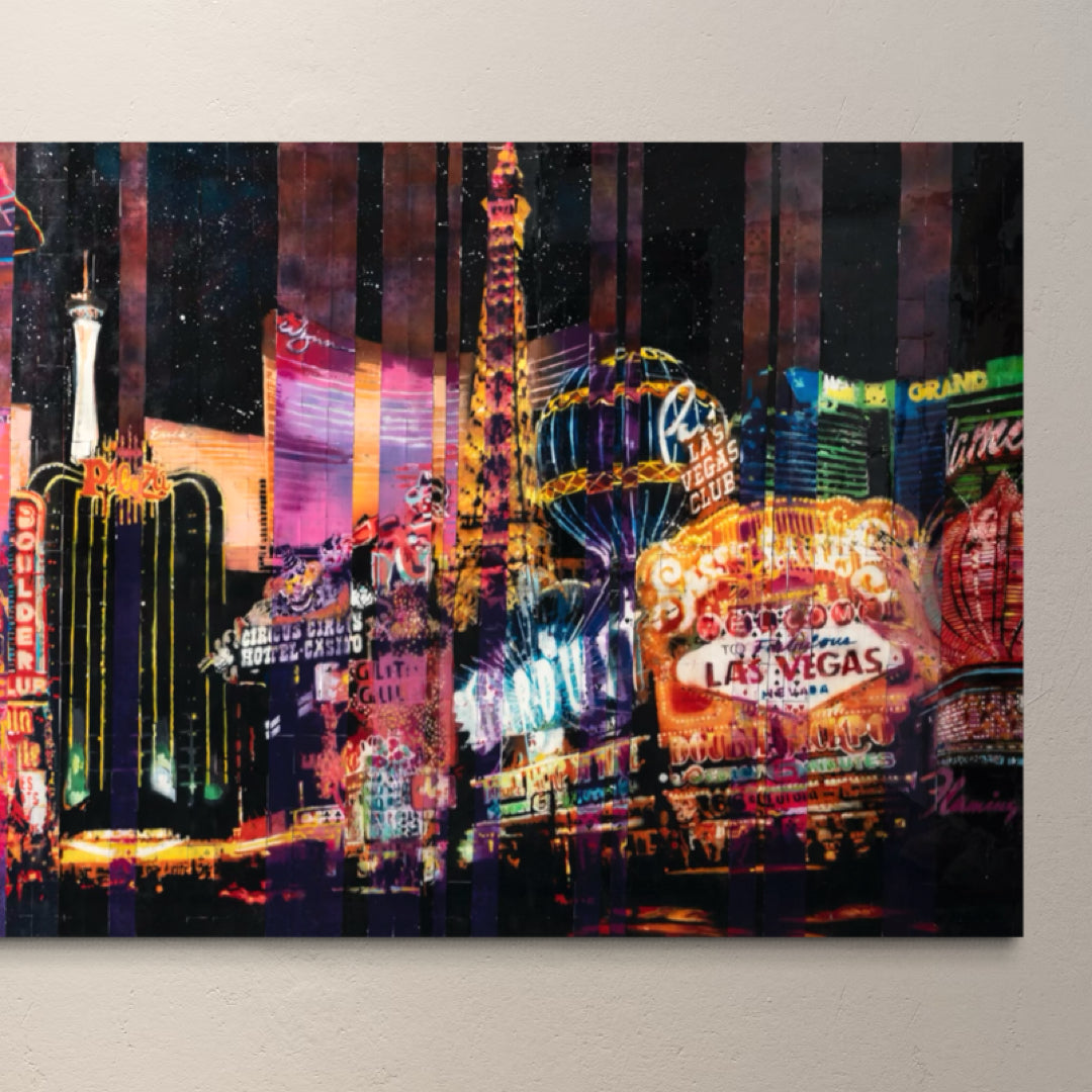 アート・デザイン・音楽  WATSON Search : Las Vegas Nevada Neon Vegas-Giclée Print – Spencer Couture