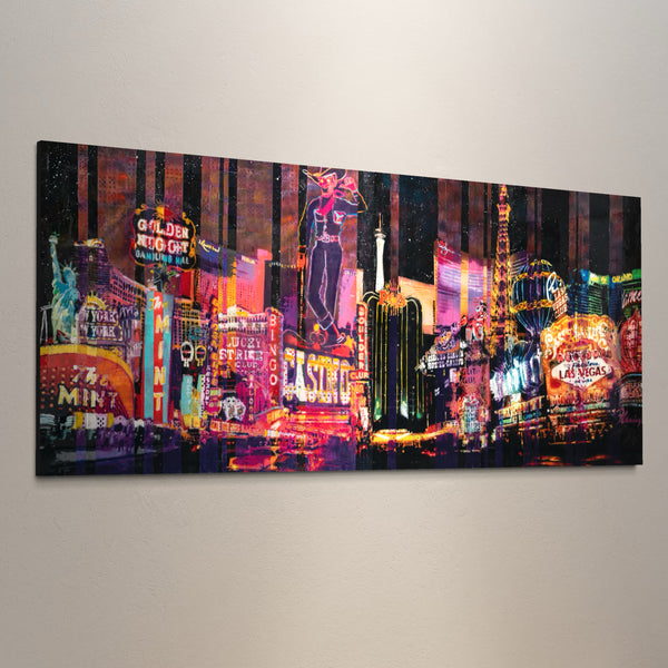 Neon Vegas-Limited Edition Street Art Print by Spencer Couture