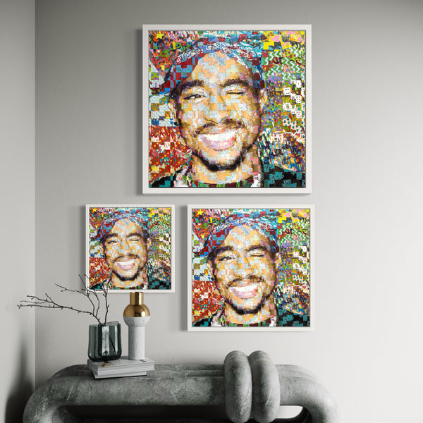2 Pac's Smile - Limited Edition Street Art Print by Spencer Couture