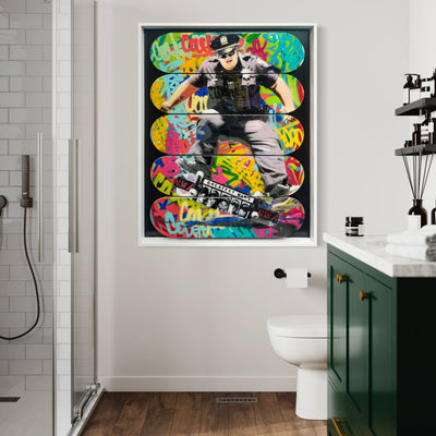Officer Slay - Limited Edition Street Art Print by Spencer Couture