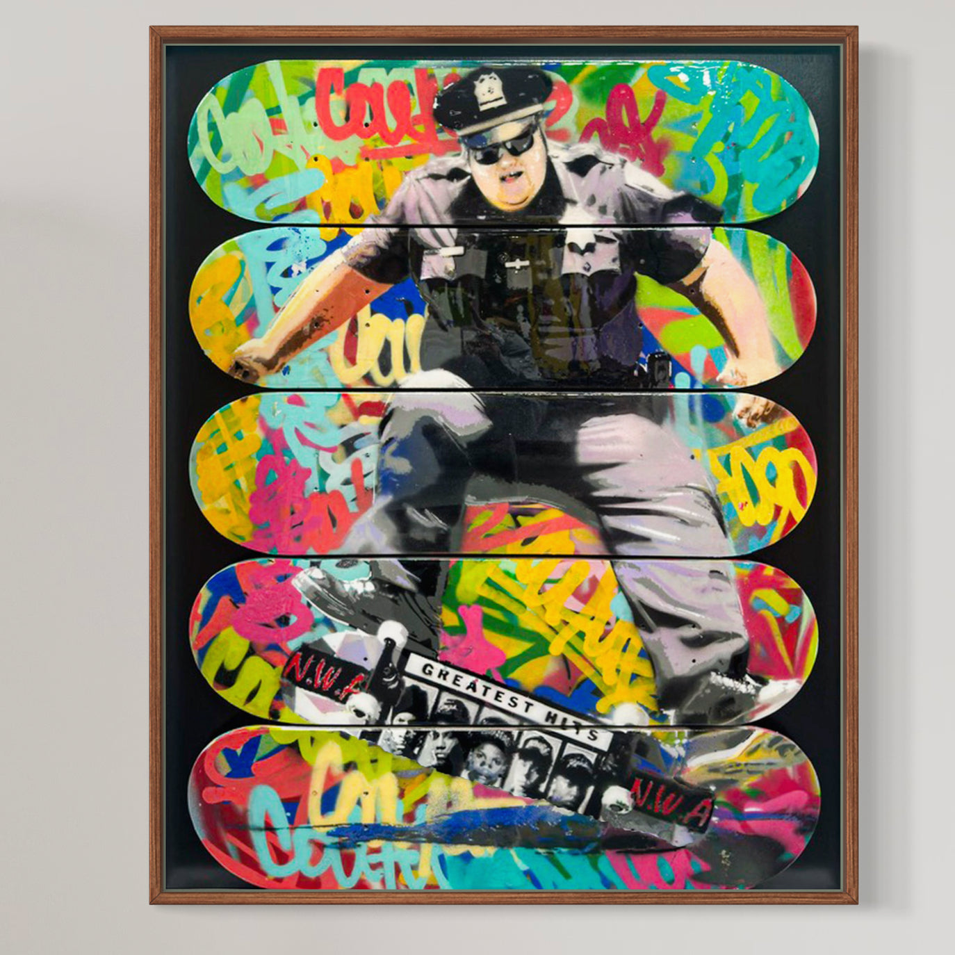 Officer Slay - Limited Edition Street Art Print by Spencer Couture