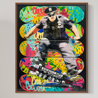 Officer Slay - Limited Edition Street Art Print by Spencer Couture