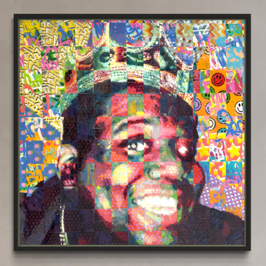 Notorious S.M.I.L.E - Limited Edition Street Art Print by Spencer Couture