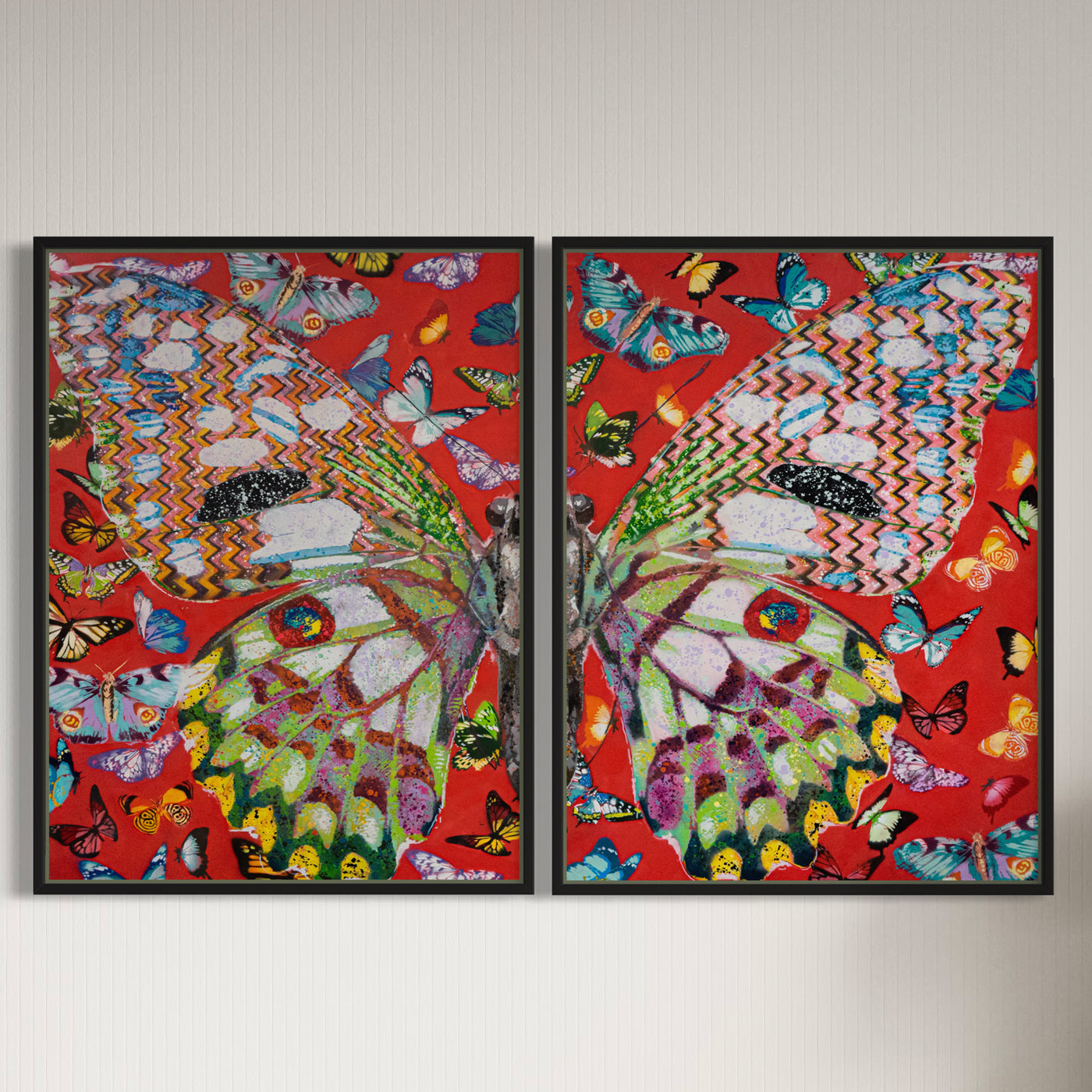 Mariposa -Two Piece - Limited Edition Street Art Print by Spencer Couture