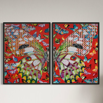 Mariposa -Two Piece - Limited Edition Street Art Print by Spencer Couture