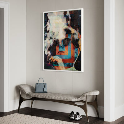 JFK Up In Smoke - Limited Edition Street Art Print by Spencer Couture