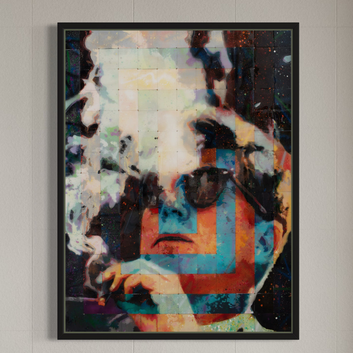 JFK Up In Smoke - Limited Edition Street Art Print by Spencer Couture