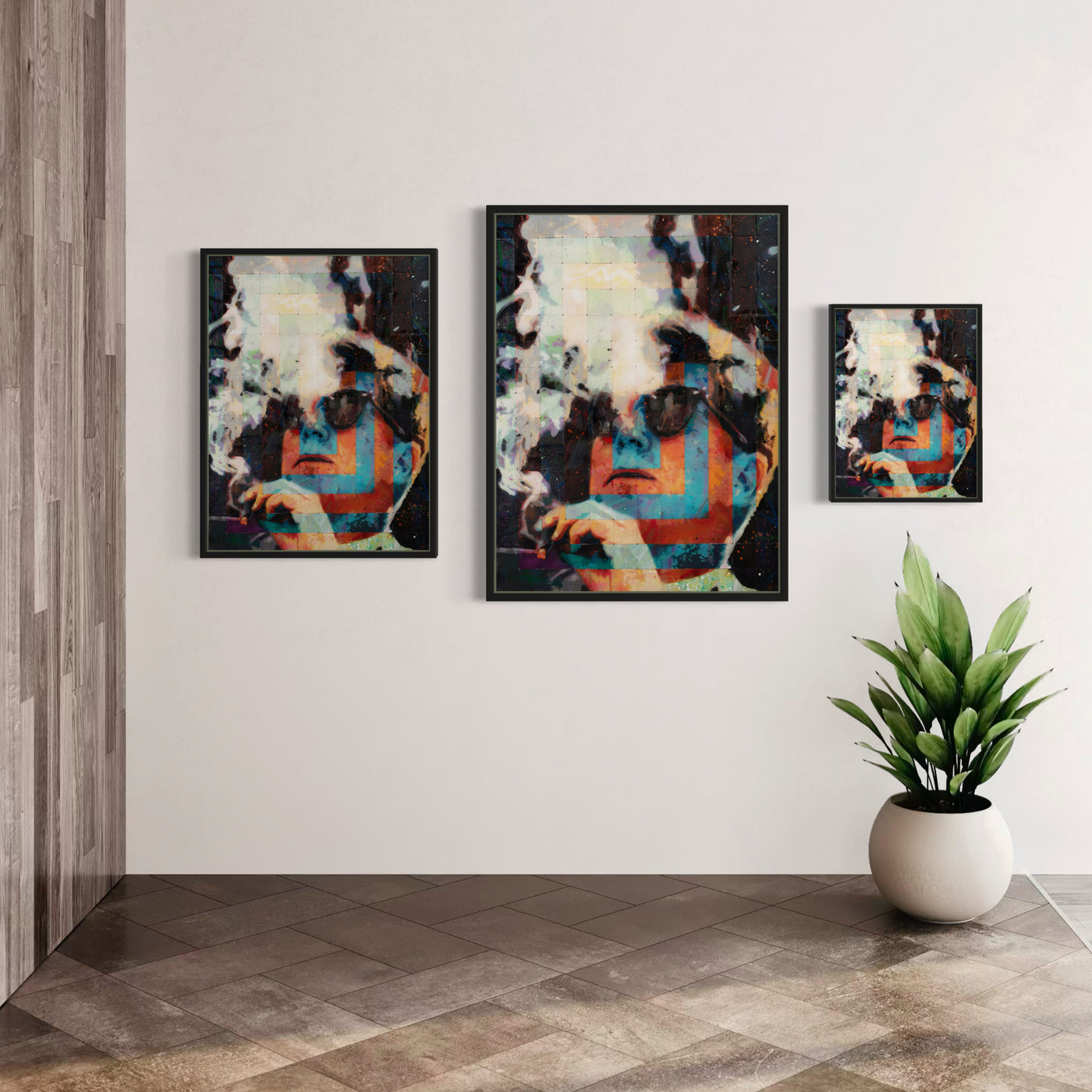 JFK Up In Smoke - Limited Edition Street Art Print by Spencer Couture
