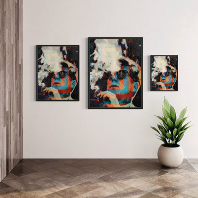 JFK Up In Smoke - Limited Edition Street Art Print by Spencer Couture