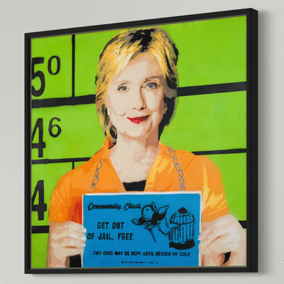 Hillary - Limited Edition Street Art Print by Spencer Couture