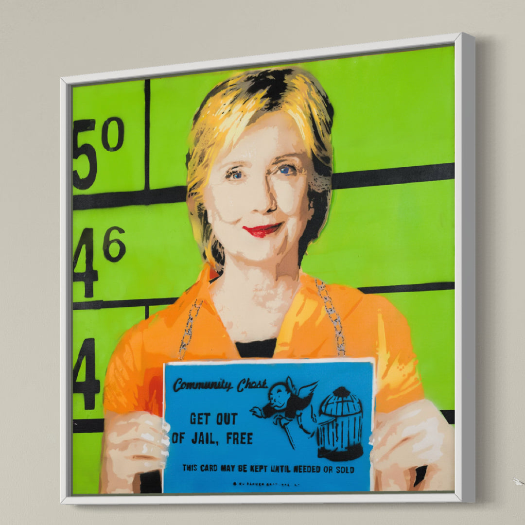 Hillary - Limited Edition Street Art Print by Spencer Couture