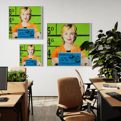 Hillary - Limited Edition Street Art Print by Spencer Couture