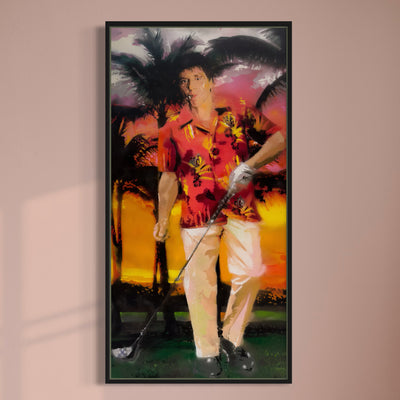 Golf Over Gun's - Limited Edition Street Art Print by Spencer Couture
