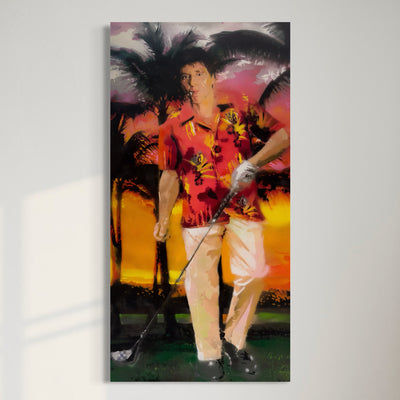 Golf Over Gun's - Limited Edition Street Art Print by Spencer Couture