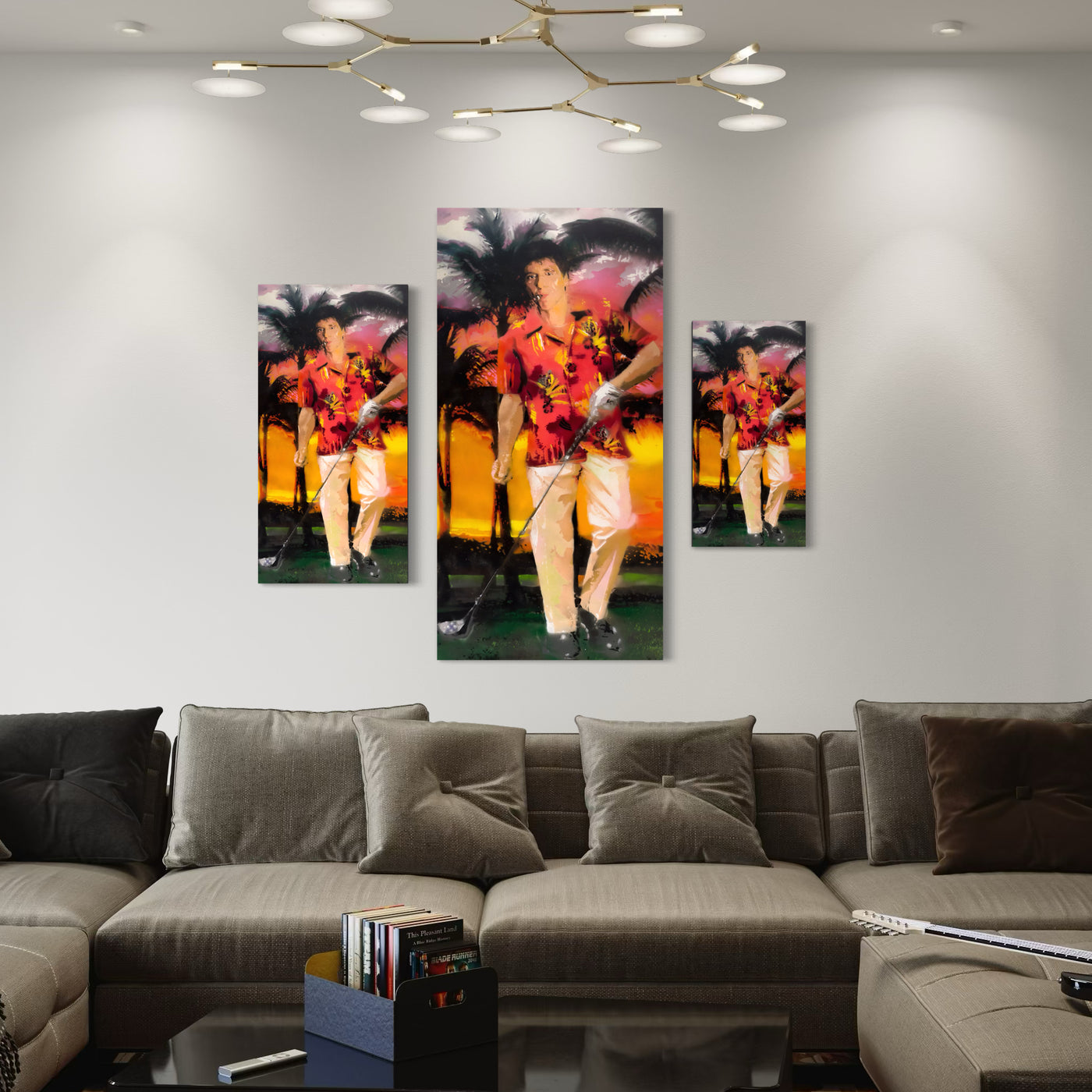 Golf Over Gun's - Limited Edition Street Art Print by Spencer Couture
