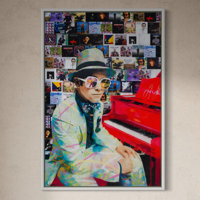Fair Well Yellow Brick Road (Elton John) - Limited Edition Street Art Print by Spencer Couture