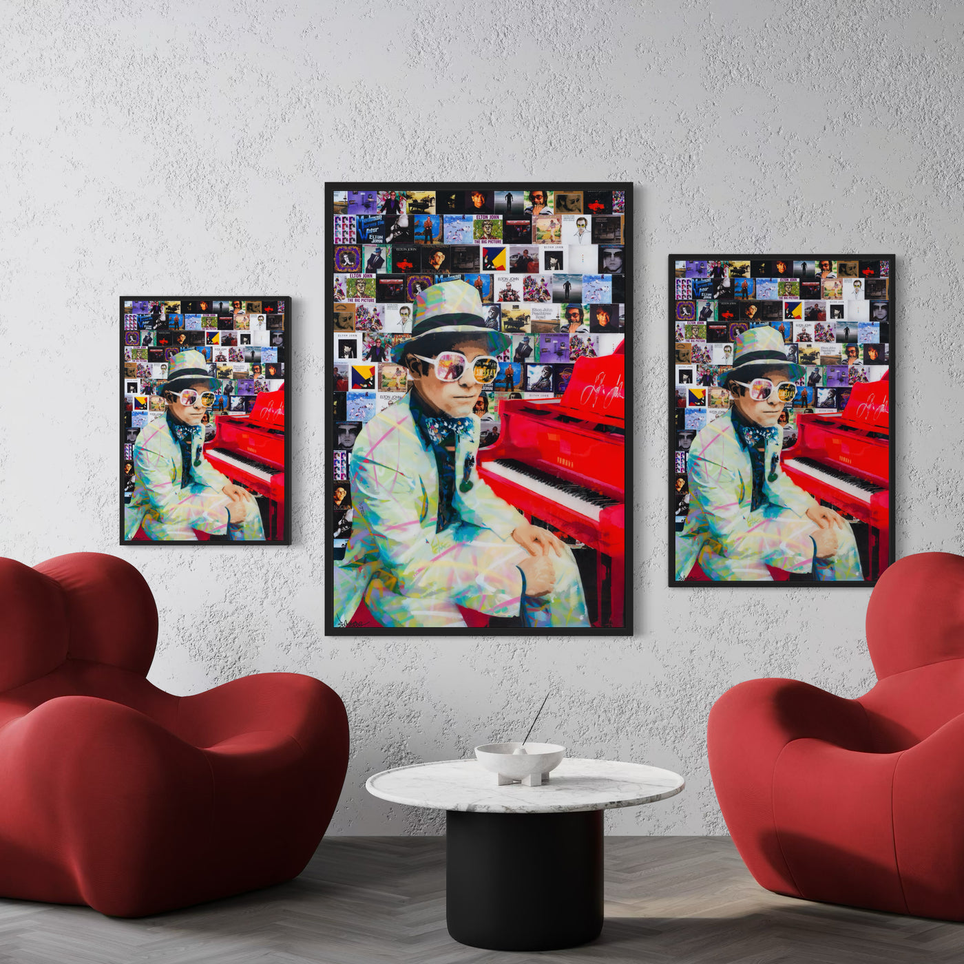 Fair Well Yellow Brick Road (Elton John) - Limited Edition Street Art Print by Spencer Couture