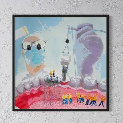 Dental Implant - Limited Edition Street Art Print by Spencer Couture