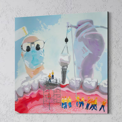 Dental Implant - Limited Edition Street Art Print by Spencer Couture