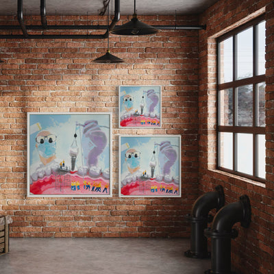 Dental Implant - Limited Edition Street Art Print by Spencer Couture