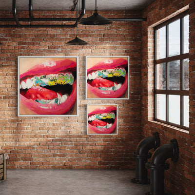 Dirty Mouth- Limited Edition Street Art Print by Spencer Couture
