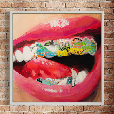 Dirty Mouth- Limited Edition Street Art Print by Spencer Couture