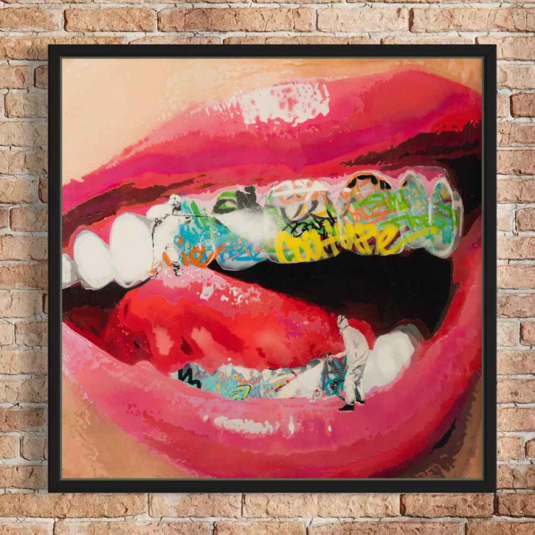 Dirty Mouth- Limited Edition Street Art Print by Spencer Couture