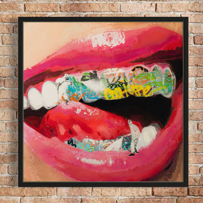 Dirty Mouth- Limited Edition Street Art Print by Spencer Couture