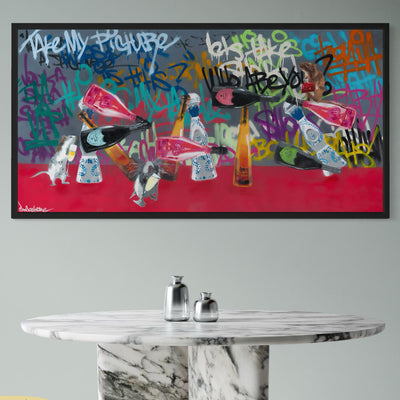 Bottle Rats - Limited Edition Street Art Print by Spencer Couture