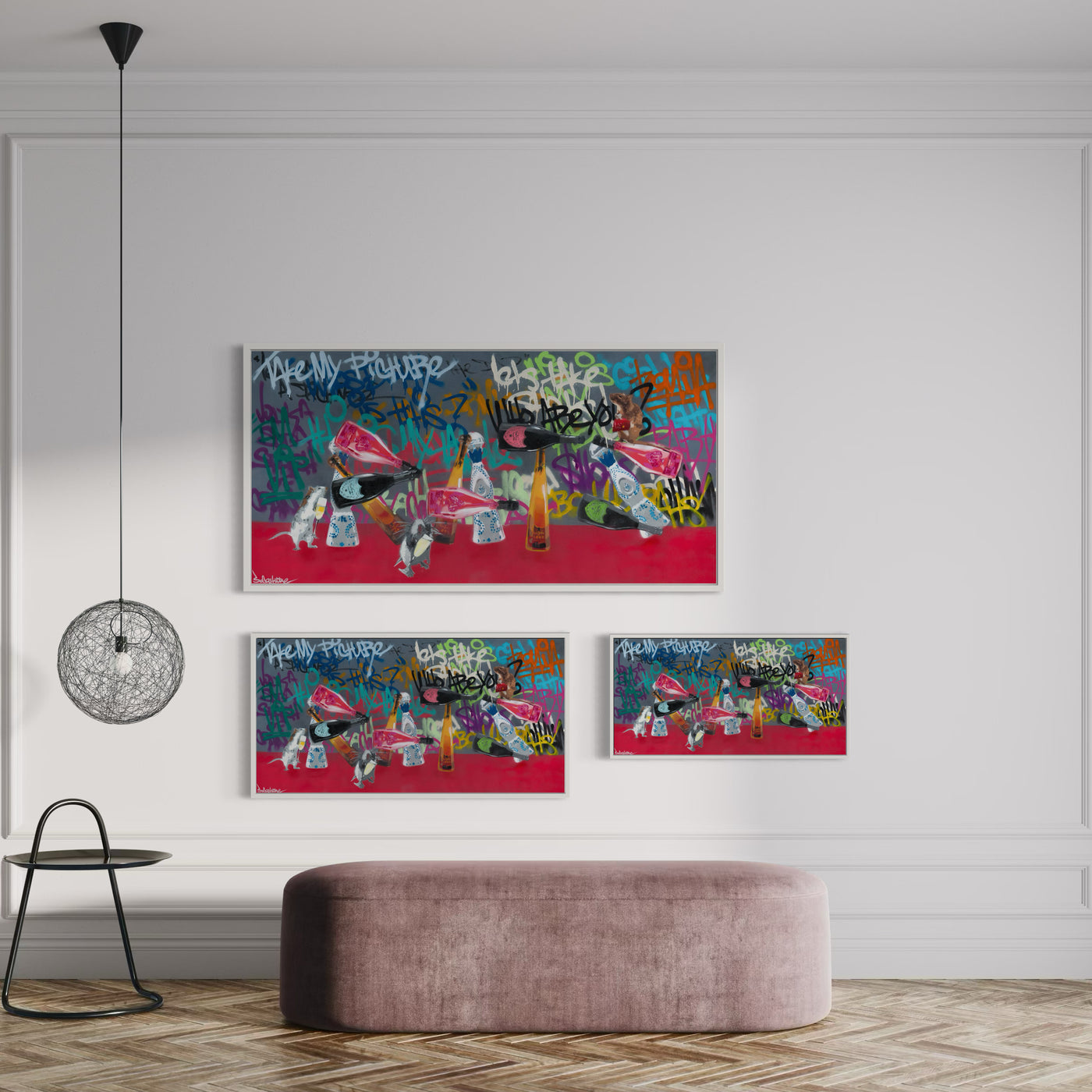 Bottle Rats - Limited Edition Street Art Print by Spencer Couture