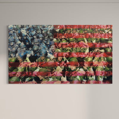 A Heros Flag - Limited Edition Street Art Print by Spencer Couture