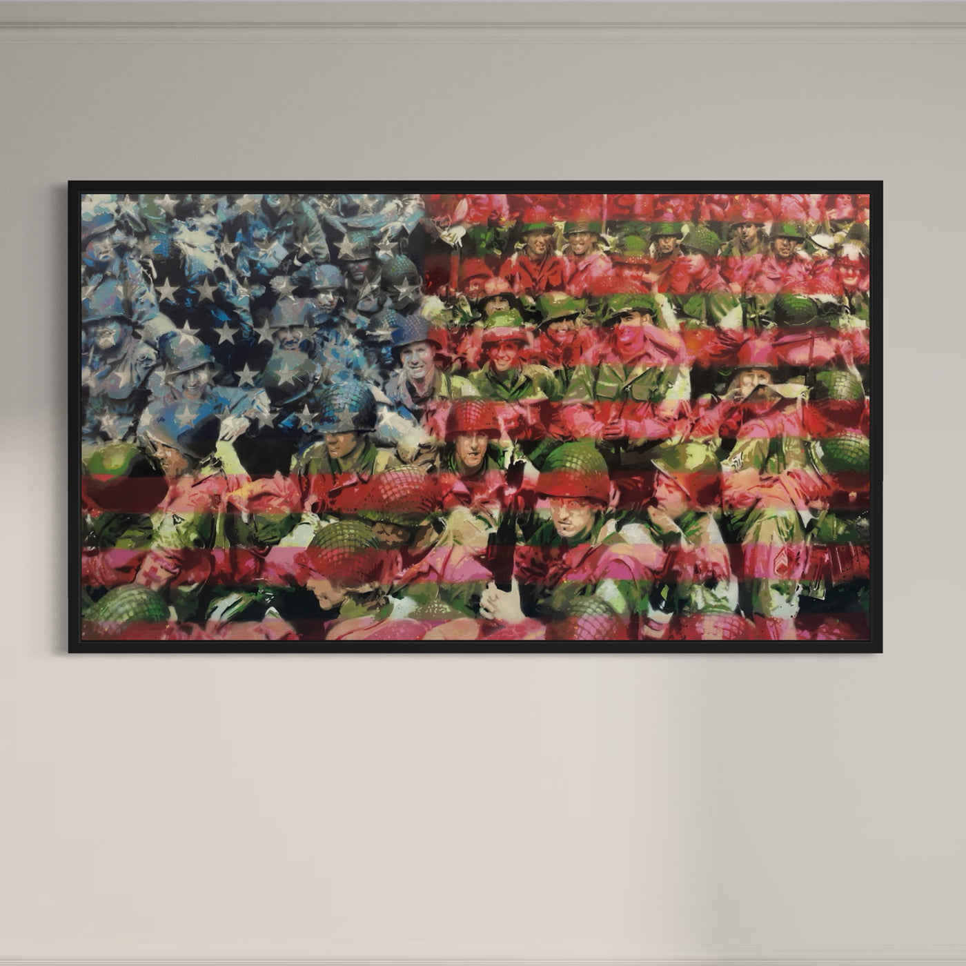 A Heros Flag - Limited Edition Street Art Print by Spencer Couture