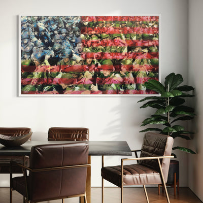 A Heros Flag - Limited Edition Street Art Print by Spencer Couture