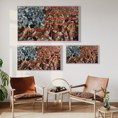 A Heros Flag - Limited Edition Street Art Print by Spencer Couture