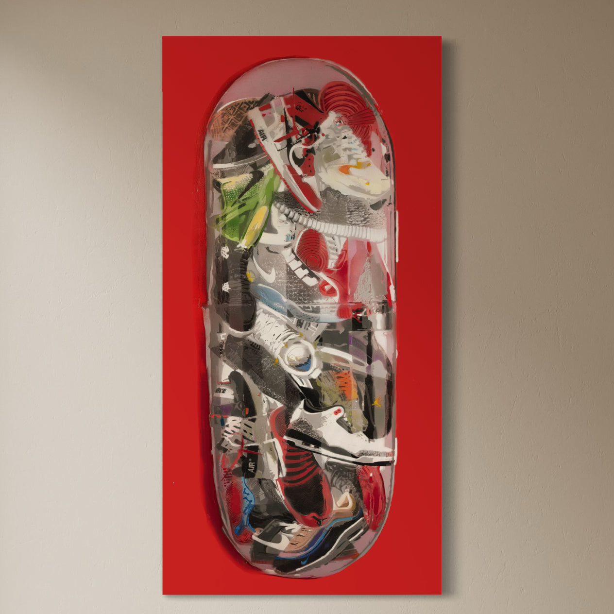 Sneaker Addict Vice Pill - Limited Edition Street Art Print by Spencer Couture