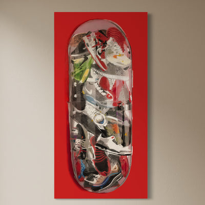 Sneaker Addict Vice Pill - Limited Edition Street Art Print by Spencer Couture