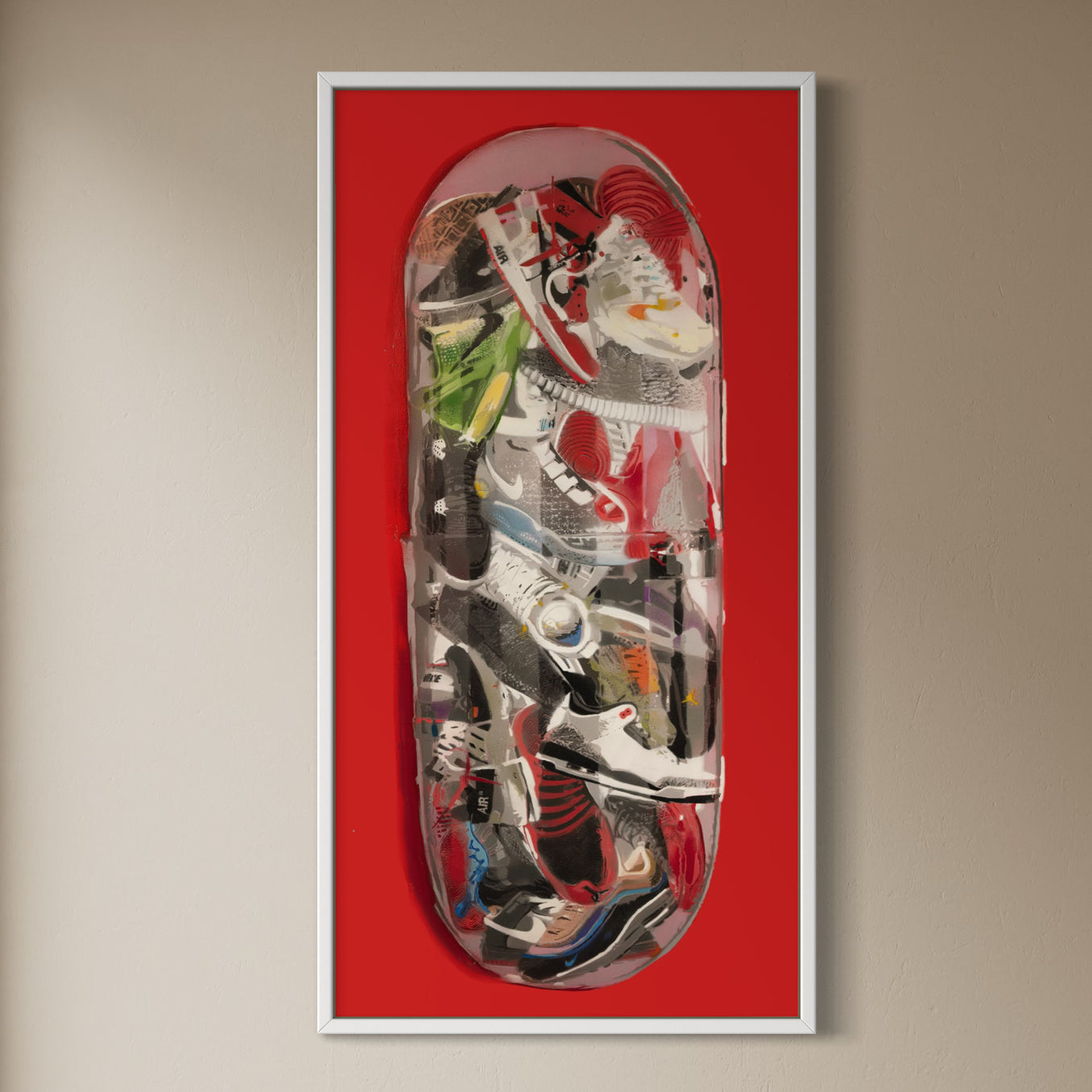 Sneaker Addict Vice Pill - Limited Edition Street Art Print by Spencer Couture