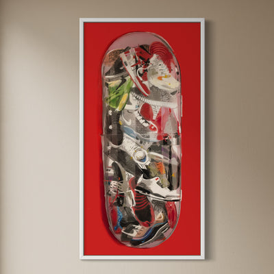 Sneaker Addict Vice Pill - Limited Edition Street Art Print by Spencer Couture