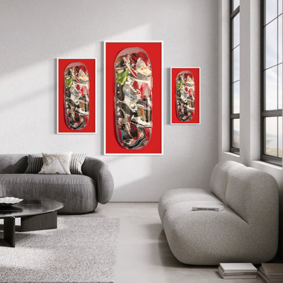 Sneaker Addict Vice Pill - Limited Edition Street Art Print by Spencer Couture