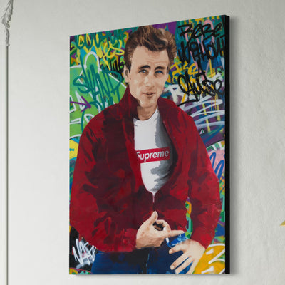 James Supreme - Limited Edition Street Art Print by Spencer Couture