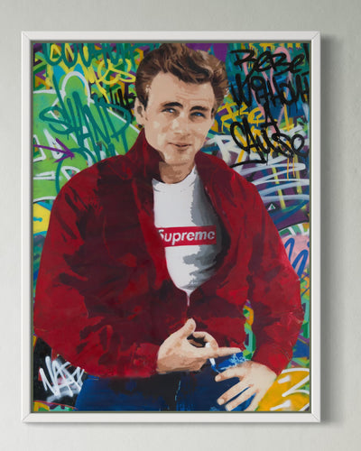 James Supreme - Limited Edition Street Art Print by Spencer Couture